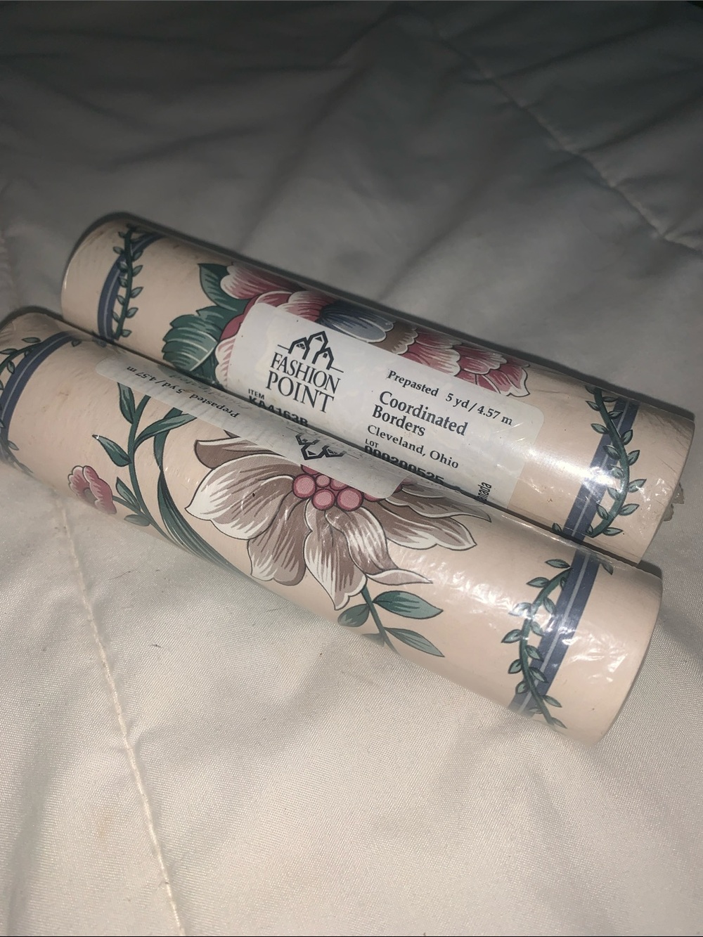 Coordinated Borders Floral Wallpaper Border